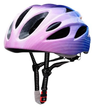 kowaku Kinder Fahrradhelm Verstellbar Rennradhelm Leichter für Jungen und Mädchen, Tragbarer Sporthelm Kinder Fahrradhelm für den Außenbereich, Lila
