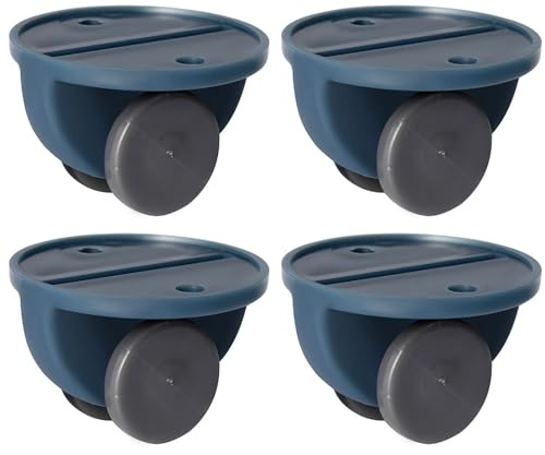 Mini Casters - Box Caster Wheels - Mini Fixed Wheels, Small For Storage Boxes, Adhesive Rolling Feet For Small Appliances