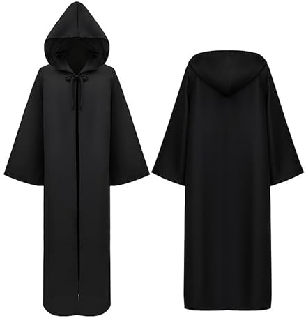 Generisk magisk kostym barn, magisk morgonrock, halloween magisk kostym för pojkar flickor, barnkläder innehåller 6 tillbehör för att komplettera din outfit, för karneval, cosplay, modell 155