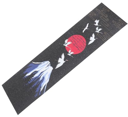 balacoo Nastro Antiscivolo per Skateboard in Materiale Resistente Adesivo Opaco per Longboard Protezione Antiscivolo e Antigraffio Facile da Rimuovere Residui Adatto per Skateboard