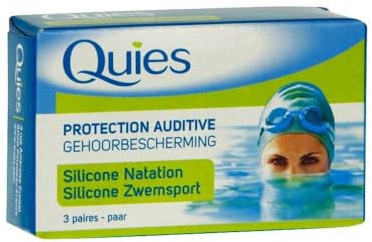 QUIES Silicone Standard Natation Spéciale 3 Paires