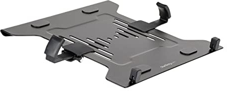StarTech.com VESA Laptop Halterung - Monitorarm Laptop Ablage/Adapter für Notebooks bis 4.5kg - 75x75 & 100x100 VESA Muster - Laptophalter/Ablagefach für Monitor- Ärme/Halterungen (Laptop-ARM-Tray)