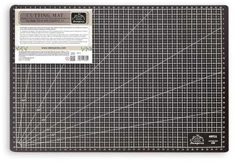 Stamperia - Tappetino da taglio A3 per scrapbooking, album, creazione di carte e molto altro ancora, durevole, doppio lato con misure metriche e imperiali, perfetto per hobby, artigianato, e regali