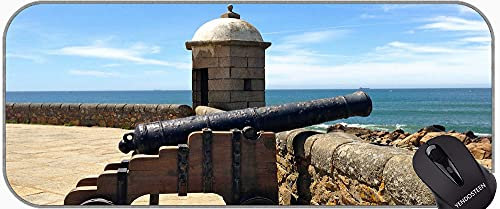 XXL Desk Mat Big Pellicola per computer portatile Accessori per computer Tappetino per mouse, Pistole Munizioni Pistola antiscivolo Base in gomma Mousepad