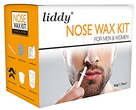 Layhou Nasenhaar Wachs für Männer und Frauen Nasenhaarentfernungswachs Kit Nasenhaarentferner Nasenhaar Wachs Nose Wax Set - Sicher Schnell Schmerzlos