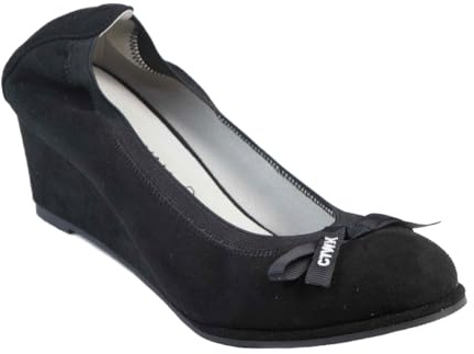 CHATTAWAK FEMME BALLERINE COMPENSEE AUSTIN VELOURS NOIR, 38