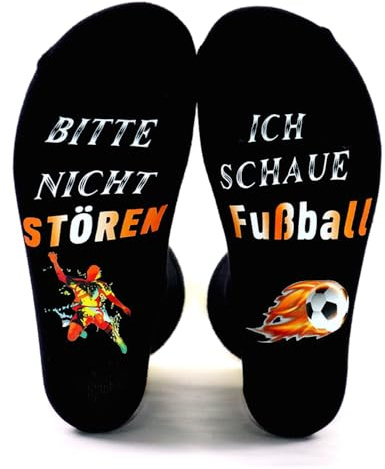 Fußball Socken Geschenk Für Männer Lustige Socken Mit Spruch Bitte Nicht Stören Ich Schaue Fußball Fussball Geschenke Jungen Geburtstagsgeschenk Für Männer Papa Vatertagsgeschenk Männertagsgeschenk