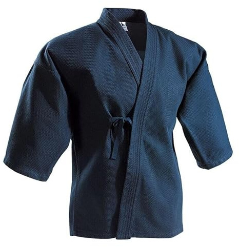 Kendo Tops Aikido Samurai Hakama Martial Arts Clothing Kimono Shirts Costumes 170cm