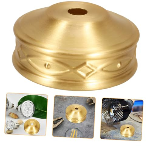 Genérico Remate De Lámpara E27 De Cobre Accesorio Decorativo Diseño Retro Adecuado Para Lámparas Colgantes