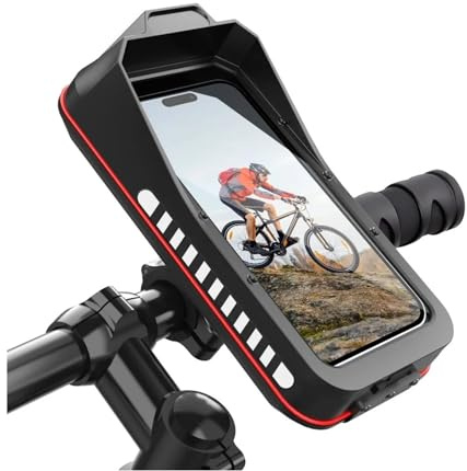 Motociclo Supporto telefono Supporto Universale Per Telefono Da Bicicletta Impermeabile Per Navigazione GPS Da Moto Antiurto Per Tutti Gli Smartphone