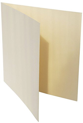 Brevlåda 24Plus 25 kvadratiska fällkort för dig själv text i mjuk kräm: storlek 125 x 125 mm 12,5 x 12,5 cm