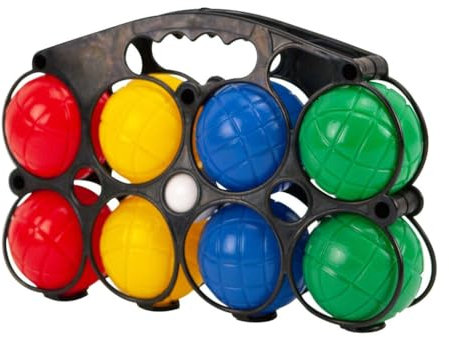Alert Jeu De Boules Set met 8 Kunststof Ballen