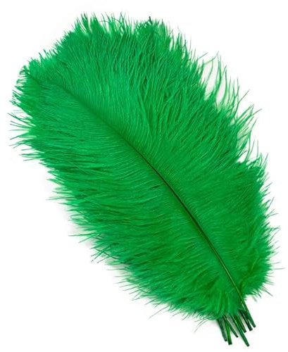 10 Stück natürliche flauschige Straußenfedern zum Basteln, Hochzeit, Party, Dekoration, 15–60 cm, DIY, Tischdekoration, Karneval, Plumas-Dekor, Gras, 25–30 cm