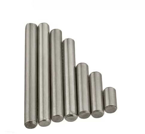 Barra tonda in acciaio. Barra metallica Tassello di posizionamento perno cilindrico M8, lunghezza 10MM 12 14 16 20 30 32 40 65 75 90 100 110MM 304 Albero perno di fissaggio, )(Size:M8*32 (5PCS))