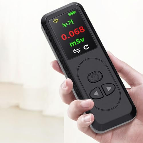 Nuclear Radiation Detector, for GEIGER Counter, For Detecting Nuclear Wastewater, Marble, Electromagnetic, Ionizing Radiation, 100X40X25mm(Black)