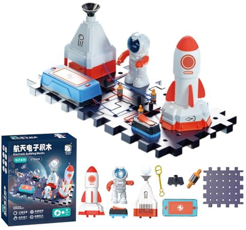 Zuasdvnk Kit Científico De Circuitos Para - Juguete Educativo Científico para - Bloques de Construcción en Electricidad durante 7 a 14 Años - Aprendizaje por Juego