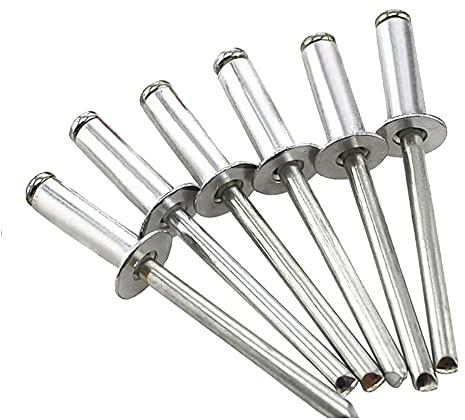 Bulk Hardware BH04094 Rivet pop en Alliage standard, 4,8 mm, Set de 50 Pièces