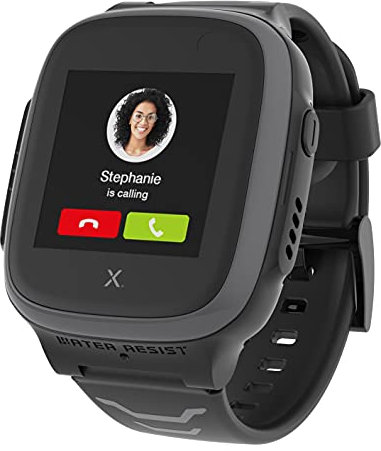 XPLORA X5 Play - wasserdichte Telefon Uhr für Kinder - 4G, Anrufe, Nachrichten, Schulmodus, SOS-Funktion, GPS, Kamera und Schrittzähler - 2 Jahre Garantie (SCHWARZ)