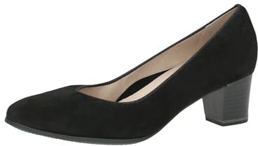 Caprice Pumps 9-22301-43 - Larghezza G, in camoscio Nero, 37 EU