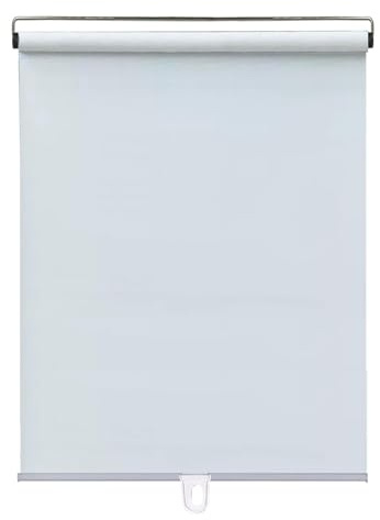 Tenda Avvolgibile Oscuranti a Retrattile - Regolare La Luce, Tenda a Rullo Con Ventosa,Tenda Isolata per Privacy,32-150cm Di Larghezza,Per Casa/Ufficio/Finestre,Milky White-45x150cm(17.7x59in)