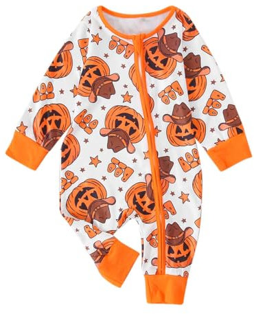 Baby Kostüm Strampelsack Babystrampler Mädchen Set Overall Kinder Sommer Neugeborene Junge Neugeborenen Ostern Bodysuit Kleidung Jumpsuit Schlafanzug Mit Gurt Erstausstattung Für B(Orange, 0-3 Months)