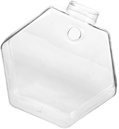 GANAZONO Kreativ Vägghängande Vas Vägghängd Förökningsvas Glasvas Väggmonterad Hydroponisk Glasvas Glasvas För Växter Väggvaser Väggblomvas Hängande