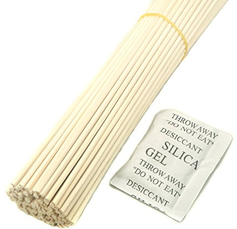 100 Pieces Rattan Reed Diffuser Replacement Refill Sticks (22cm x 3mm)