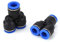 IQS Pneumatik Y-Stück 4mm Druckluftverbinder 3 Wege Verbinder 5 Stück