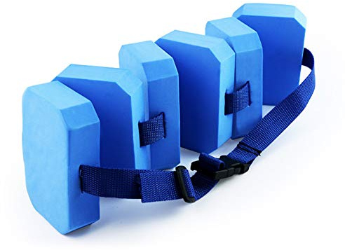 Firlar Swim Belt, Water Exercise Equipment, EVA Foam Auxiliary Aquatic Exercise Swimming Training Aid Waist Belt, Adjustable Aquatic Floatation Belt for Kids Adult Swimming Beginners