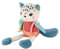 FISHER-PRICE Spiel-Schneeleopard - Süßes Schneeleoparden-Plüschspielzeug mit lustigen Aktivitäten, ab 3 Monaten, Hergestellt aus 95% recyceltem Kunststoff und FSC-zertifizierter Verpackung,HKD64