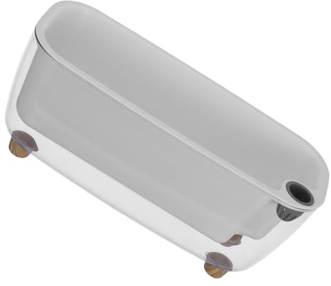 ibasenice Pot de Plantation Transparent Autonome pour Plantes Intérieur Petit Pot à Arrosage Automatique avec Panier Élégant pour Fleurs et Plantes Appartement