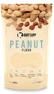 BuffSupp, Premium Peanut Flour, Light Roast, 500g, (17.63oz)