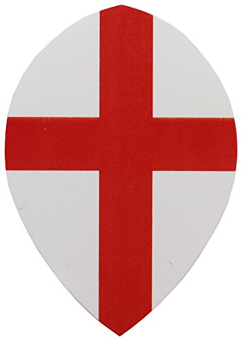 Bullydarts Pear shape England dart flights (10 SETS)