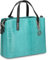 CAPRICE Damen Henkeltasche aus Leder Mittelgroß, Türkis (Turquoise Rept), 1