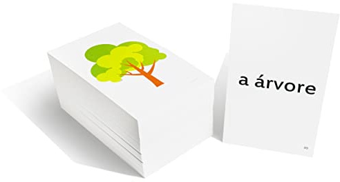 Pat's Flash Cards 192 cartes flash de vocabulaire portugais fabriquées aux États-Unis