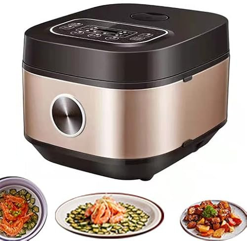 Olla Arrocera Funcional, Olla Interior Antiadherente Extraíble De 3/4/5 L para El Hogar, Olla Arrocera De Gran Capacidad De 900 W con Temperatura Constante Y Conservación del Calor,4L (3L)