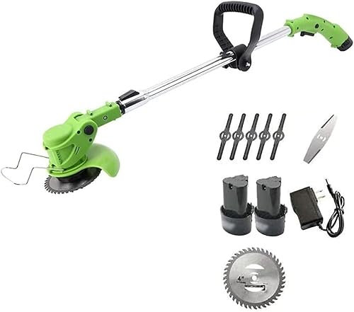 RUTAVM Mano Cortacésped eléctrico portátil Cortacésped inalámbrico agrícola Cortacésped de Mano Batería de Litio Recargable Herramienta de jardín portátil Máquina de cepillado-12V