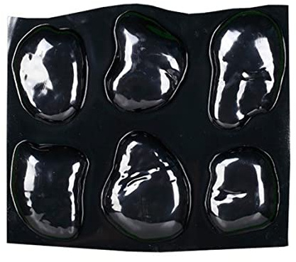 rupusiner Piedras de Paso Molde guijarros Decorativos Molde de concreto Camino de jardín de plástico Juguete de Cemento de Bricolaje