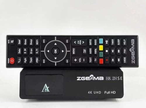 Zgemma H8.2H SE 4K Satellitmottagare Full UHD HEVC MAIN 10 HEVC H265