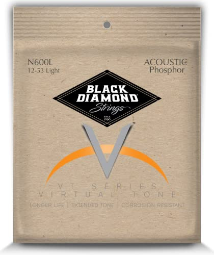 Black Diamond Strings® N600L Acoustic Phos Light .012P.016P.024PB.032PB.042PB.053PB