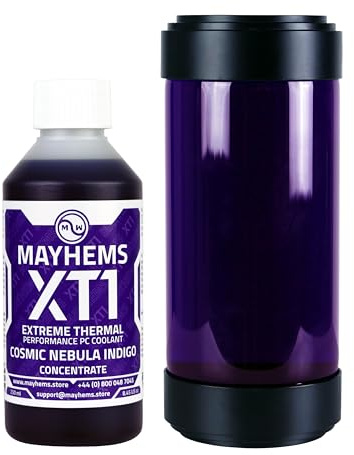 Mayhems - XT1 koncentrerad PC kylvätska - datorvattenkylningsvätska - flytande kylning, termisk prestanda serie, 1 liter, cosmic nebula indigo