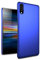 GAPlus Schutzhülle für Sony Xperia L3, 14,5 cm (5,7 Zoll), ultradünn, matt, gummiert, Blau