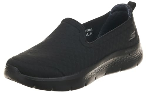 Skechers GO Walk Flex Ocean Sunset, Sneaker, Black Textile/Trim,