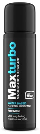 INTIMATELINE Max Turbo vattenbaserad smörjgel för män, formulerad för själverotik, långvarig smörjande egenskap, 100 ml