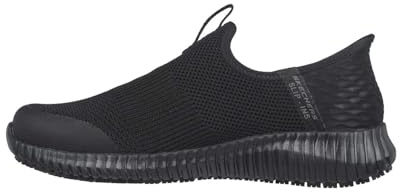 Skechers Men's Cessnock Rylind Work Shoes, Black Textile, 11 UK