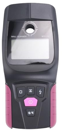 Tacdas EscáNer de Pared Digital de Mano Profesional MultifuncióN Detector de Pared Cables Cable TuberíA de Agua de PVC
