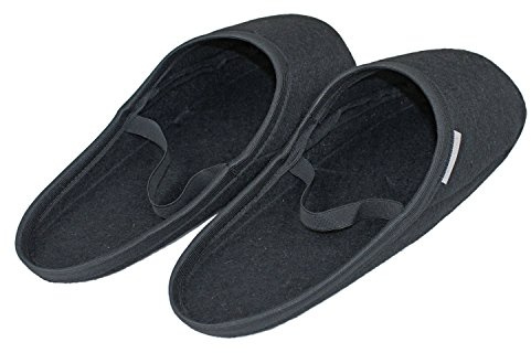 Kettelservice-Metzker Museumspantoffeln - Handwerkerpantoffeln - Filzüberschuhe - Schlosspantoffeln 10 Paar Schwarz