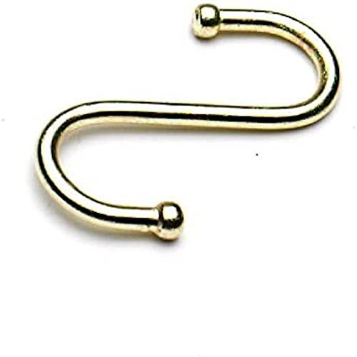 Bulk Hardware BH05330 cucina s-ganci, ottone, 75 mm, set da 2 pezzi
