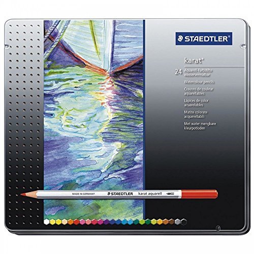 STAEDTLER Aquarellstift karat, 24er Metalletui 4007817124079