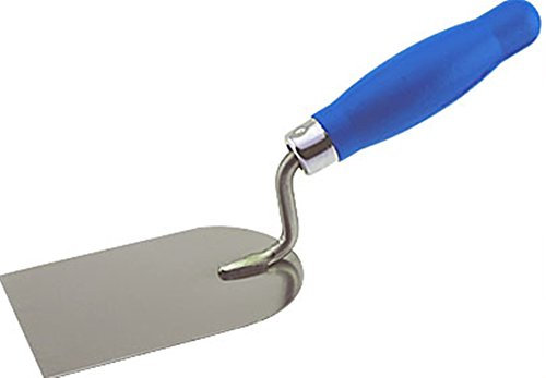 Cazzuola per muratura, qualità professionale, diverse forme: cazzuola Hamburger – Spatola per stuccatori – Cazzuola per angoli interni – Cazzuola per angoli esterni – Ferro per fughe double face –